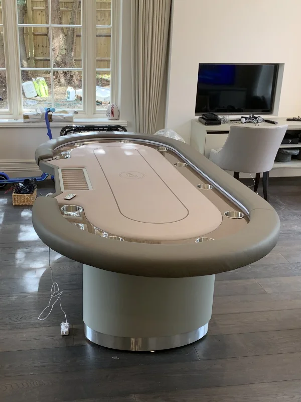 The Premier in its Surrey setting, with turntables and audio equipment